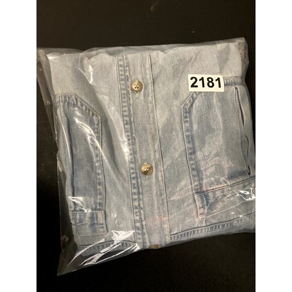 Marlboro County Store Vintage Denim Shirt Men's Small Blue Fade Cowboy Western - Picture 9 of 9